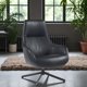 thumbnail image 2 of SILLON OCASIONAL RUSIA VINIPIEL NEGRO, 2 of 3