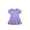 Purple, variant on Wdgfv Girls Summer Casual Dress Toddler Baby Elastic Waist Pure Color Play Outfit For Outdoor Activities 5 Months To 4 Years Purple 12-16 Months