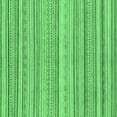 thumbnail image 1 of Ahgly Company Indoor Square Abstract Emerald Green Modern Area Rugs, 8' Square, 1 of 4