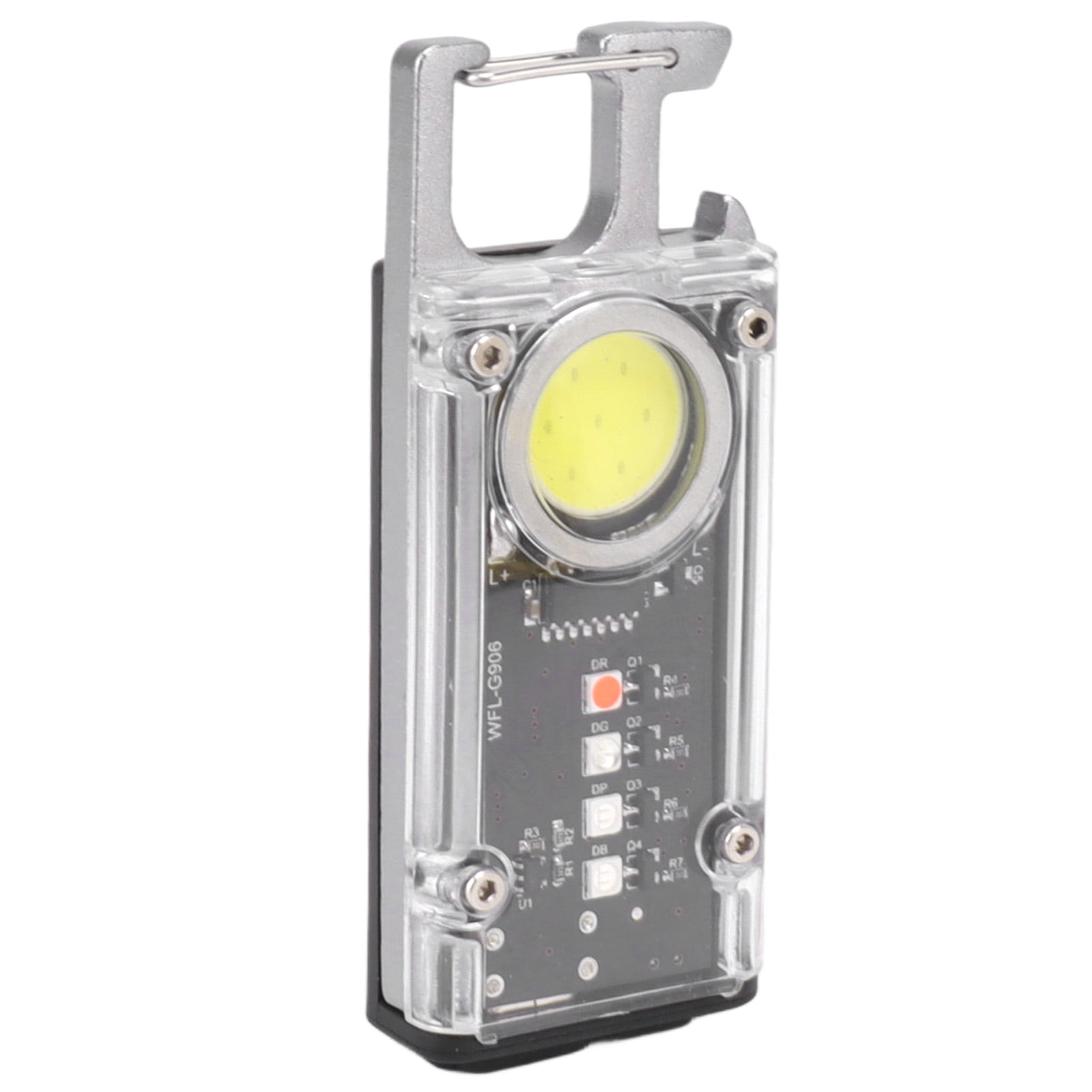 Mini Linterna Portátil USB Recargable LED Luz De Trabajo Llavero Lámpara De Luz Con Abrebotellas Para Compra Barata En