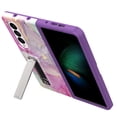 thumbnail image 3 of TECH CIRCLE Slim Case for Samsung Galaxy Z Fold 4 5G 2022, Ultra-Thin Kickstand Anti-Scratch Full-Body Shockproof Protective Case with Screen Protector for Samsung Z Fold 4 2022,Purple, 3 of 6