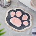 thumbnail image 1 of Alfombra de baño Bañera Cómoda Uña de gato Suave Alfombra de baño peluda Absorbente de agua Piscina de felpa Alfombra gris Soledad alfombra de baño, 1 of 7