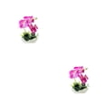 thumbnail image 3 of Injueey Orquídea artificial Bonsai falso Interior Seda Flores de imitación Regalos Adornos Type2 NO2, 3 of 6