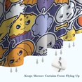 thumbnail image 6 of Halloween Cute Icons Collage Pattern Shower Curtain 36"x72" ,Bathroom Decorative Shower Curtains Set with 12 Hooks,Modern Waterproof Washable Shower Curtain, 6 of 6