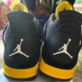 thumbnail image 2 of Jordan 4 Retro Thunder (2023) (GS) sneakers, 2 of 3
