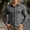 Gray, variant on Men's Button Up Shirts Smart Casual Regular Fit Easy Care Tops with Pockets Lightweight Long Sleeve Shirts for Outdoor Work Gray