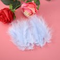 thumbnail image 2 of 50pcs Genuine Turkey Feathers for DIY Craft Wedding Home Party Decorations （Blue）, 2 of 7