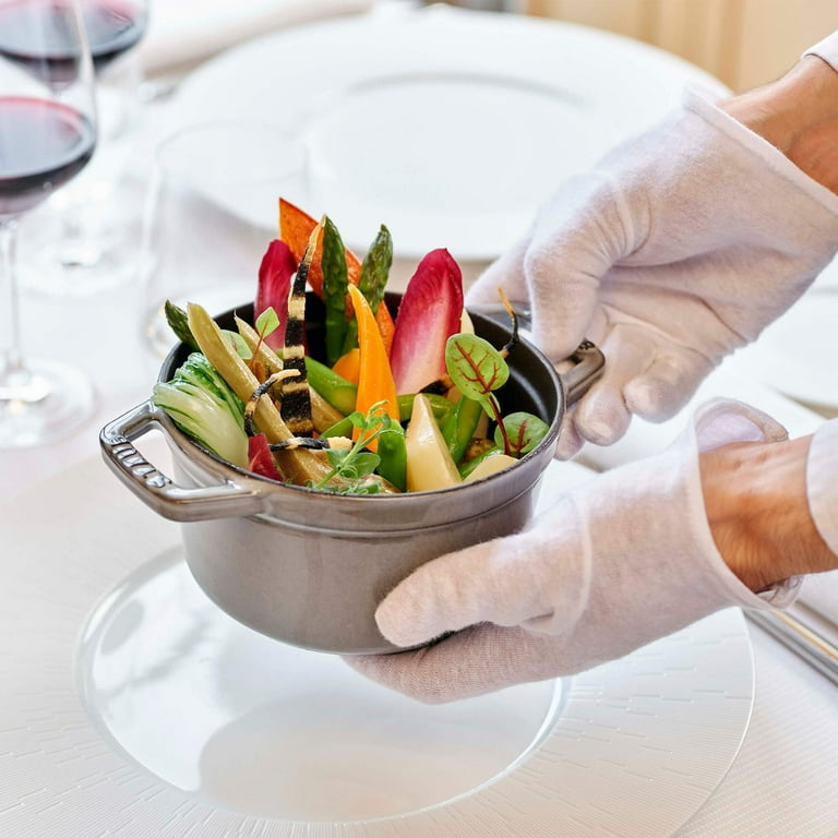 Staub Cast Iron 1.25-qt Round Cocotte - Graphite Grey - Walmart.com