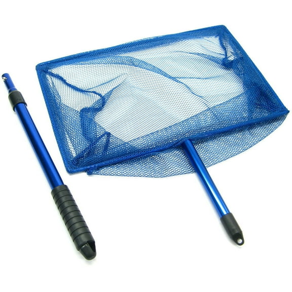 14"x 9" Koi AdjustableFish NET handle 30~54cm Aluminum fishing Pond aquarium