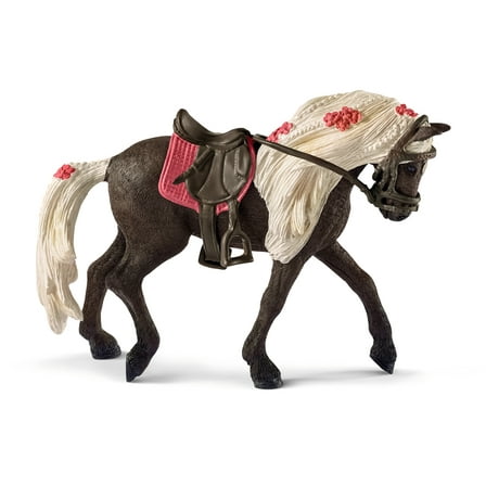 Schleich - Horse Club: Lakeside Rocky Mountain Mare Horse Show Toy Figurine Playset, 1 Pc