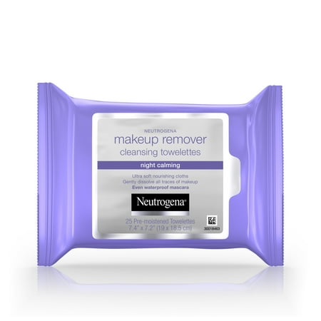 Neutrogena Makeup Remover Cleansing Face Wipes 25 Sheets Pack Of 2