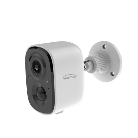 Gyration 1080P Wireless Security WiFi Cameras for Home Security Wireless Outdoor with Motion Detection Spotlight/Siren Alarm Color Night Vision Waterproof Free Cloud Storage SD/Cloud Storage