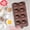 Brown, variant on Oneshrt Heart-Shaped Chocolate Molds Silicone, Non-Stick Candy Heart Molds Silicone, Food Grade Silicone Heart Molds for Baking, Candy, Chocolate, Jelly (Heart - Pink)