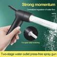 thumbnail image 4 of WinWay 1 Pce Pulvérisateur Portable Buse de Rinçage Multifonction Toilette Douche Femme Bidet Robinet Pulvérisateur de Robinet Buse de Douche Auto-Nettoyante, Noir, 4 of 8