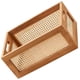 thumbnail image 2 of Cesta de almacenamiento tejida de bambú hecha a mano, caja de almacenamiento de madera para escritorio, 2 of 8