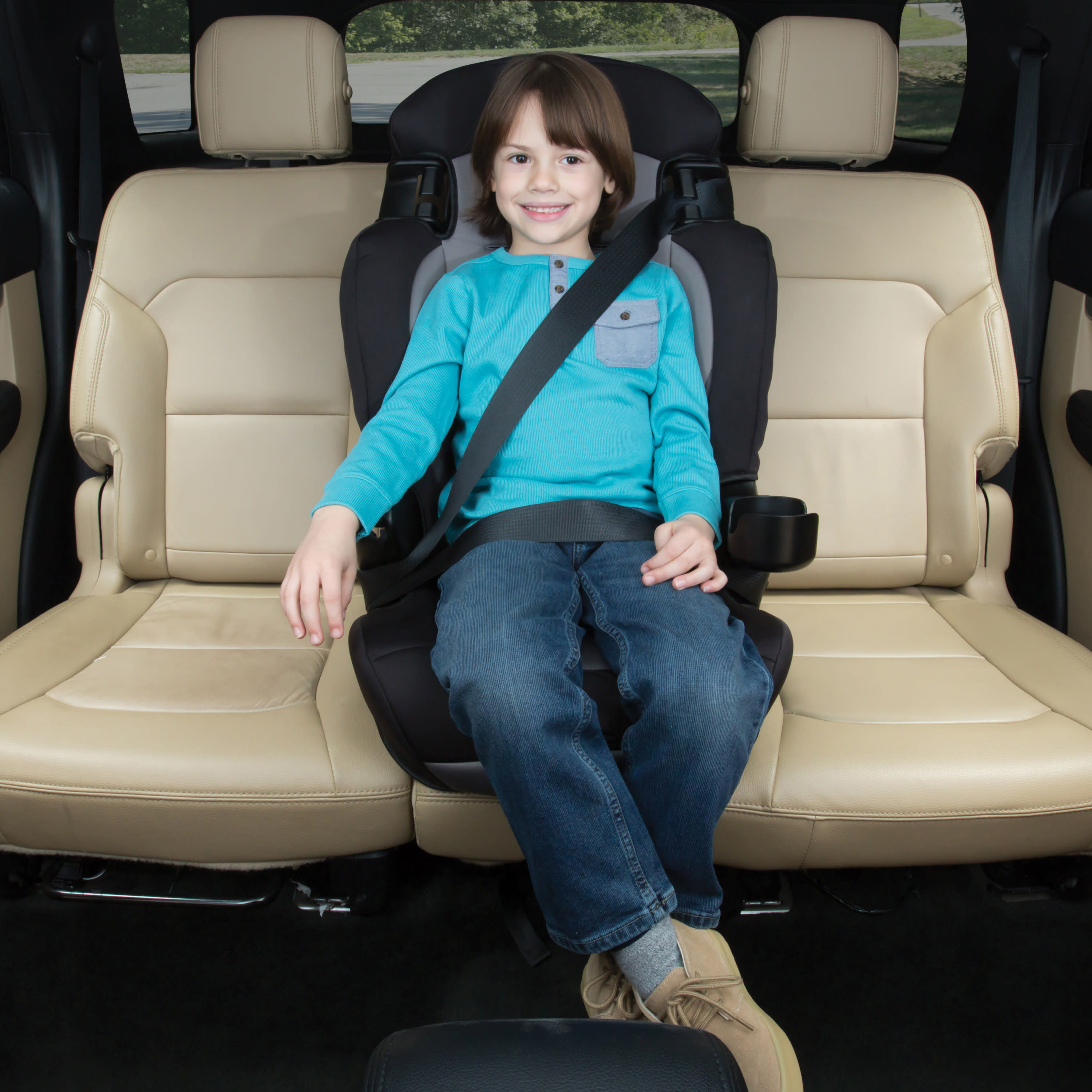 Cosco Kids Finale 2-in-1 Booster Car Seat, Fiberwave - image 4 of 16