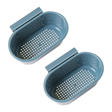 

2 Pcs Drain Strainer for Sink Corner Basket Kitchen Sink Food Catcher/Garbage Disposal/Vegetables Fruits Washing Multi-Functional Hanging Punch-Free Drainer Rack