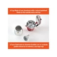 thumbnail image 5 of IMUSA  6cup Cast Aluminum Stovetop Coffeemaker with Red Top, 5 of 10