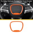 thumbnail image 1 of CheroCar Housse de Volant pour Dodge Challenger Charger 2015+ pour Dodge Durango 2014+ ABS Orange, 1 of 9