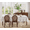 b, variant on KUNPENG French Toile Tablecloth Blue Toile Tablecloth Waterproof Ruffled Table Cover Floral Embroidered Dining Overlay Elegant Farmhouse Staging Decor Premium Spill-Proof Square Tablecloth 55x71"