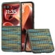thumbnail image 1 of For Motorola Razr 60 Ultra 5G Case Leather+PC Phone Cover Plaid Texture - Black+White, 1 of 5