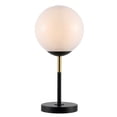 thumbnail image 3 of SAFAVIEH Gemini 17 in. Mid-Century Sphere Iron Table Lamp, Black, 3 of 4