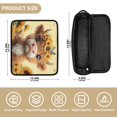 thumbnail image 4 of Hair Tools Storage with Heat Resistant Mat- Sunflowers and Butterflies Printed Curling Iron Travel Bag/Flat Iron Case for Women, 4 of 8