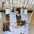 thumbnail image 3 of German Shepherd Duvet Cover and Pillowcase Set for Single Bedding, Bedroom Accessories for Kids Teens, 3 of 5