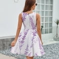 thumbnail image 6 of Lavender Floral Purple Sundress Sleeveless Dress Summer Women Clothes Dress for Women Dresses, 6 of 7
