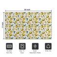 thumbnail image 5 of Yellow Lemon Fruit Slices White Pattern Door Rugs,Washable Non Slip Door Mats Indoor,Decorative Door Mats,Entry Mat Indoor for Entrance,Bedroom,Kitchen,Bathroom,17"x30", 5 of 6