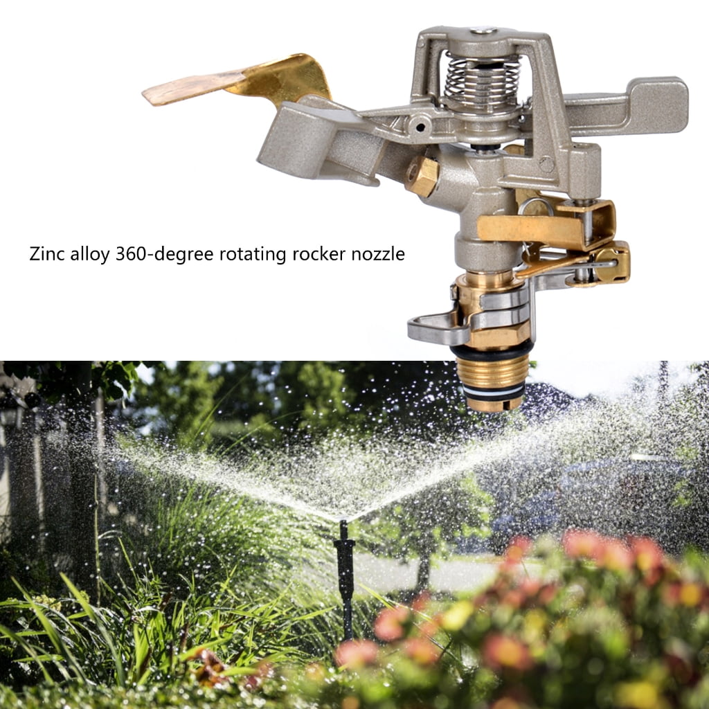 Metal Lawns Sprinkler Garden Water Sprinklers Lawns Irrigation Systems for Large Area Watering Outdoor Garden Yard Lawns
