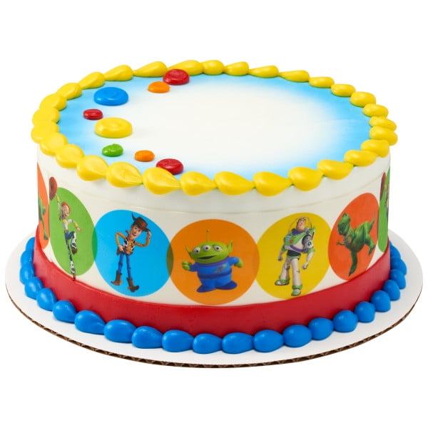 Toy Story Image Edible Side Cake Border Topper Walmart