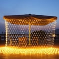 thumbnail image 4 of 4mx6M 1.5MX1.5M 2x3M Christmas Garlands LED String Christmas Net Lights Fairy Xmas Party Garden Wedding Decoration Curtain Light, 4 of 5