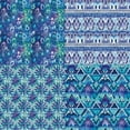 thumbnail image 2 of shiyou-Blue flower background paper, 2 of 4