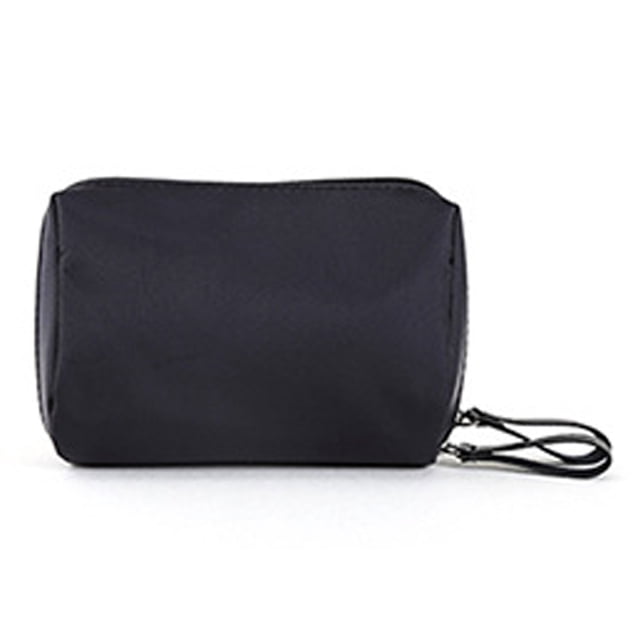 Dinheiro Bolsa de cosméticos impermeable portátil para viajes al aire libre negro
