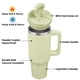 thumbnail image 2 of Vaso térmico BJPKPK de acero inoxidable de 40 oz con asa, 2 of 6