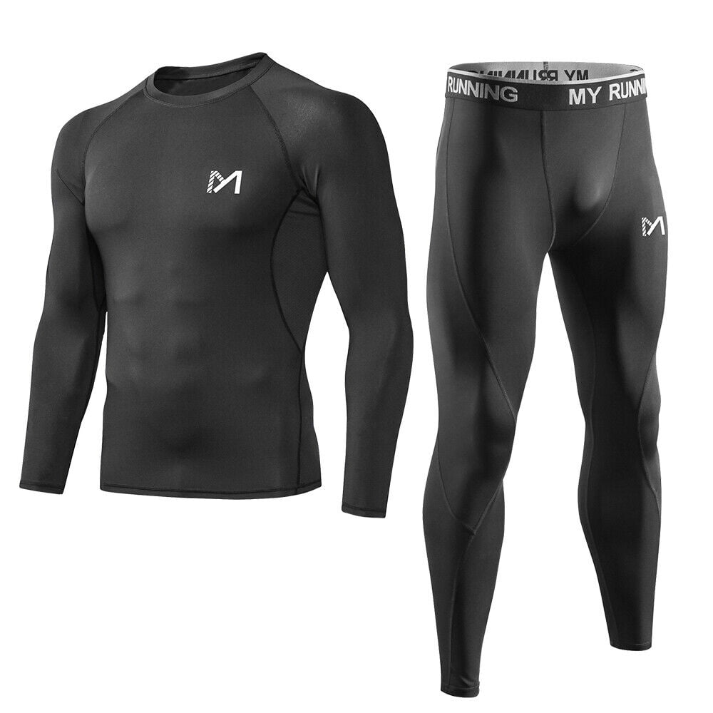 Mens Compression Base Layer Thermal Long Johns Underwear Set Fitting