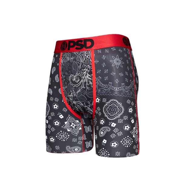 Download Psd Psd Black Hype Bandana Boxer Briefs Men S Underwear Xx Large Walmart Com Walmart Com