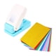 thumbnail image 1 of Perforadora de papel con forma de sello, con 10 hojas de espuma con purpurina, para álbumes de recortes, papelería y manualidades., 1 of 9