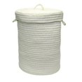 thumbnail image 1 of Colonial Mills Ticking Stripe Solids Hamper 18"" X 18"" X 30"" Limelight, 1 of 2