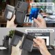 thumbnail image 4 of AutSpace Funda para Samsung Galaxy A56 5G, Bloqueo RFID, Cuero PU, Compatible con MagSafe, Billetera Desmontable 2 en 1 con Tarjetero, Soporte, Cubierta Protectora Magnética, Negro, para Galaxy A56 (, 4 of 9