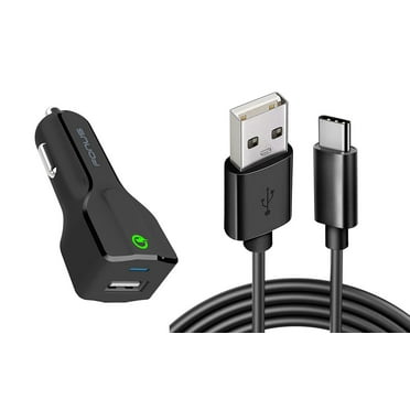 18W Fast Car Charger for iPad 10.9" (2022 10th Gen) - USB Port 6ft Cable Type-C Quick Charge DC Socket