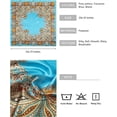 thumbnail image 2 of AWAYTR Silk Scarves 4 Pcs Satin Square Head Scarves 60cm Women Print Silk Like Neck Scarf Hair Sleeping Wraps Hair kerchief, 2 of 15