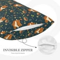 thumbnail image 3 of Daiia Cute plant fox Bedding Waterproof Pillow Protector Zippered Queen – Bed Bug Proof Pillow Encasement-16"x24", 3 of 6