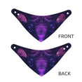 thumbnail image 3 of Honeii Purple Starry Sky Antelope Print Pet Scarf Dog Bandanas for Dogs Triangle Dog Scarfs,Bandana Pet Cute Scarf Bibs for Small Medium Dogs and Cat-Small, 3 of 5