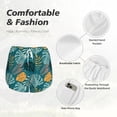thumbnail image 6 of Lsque Tropical Leaves Printed Women's Running Shorts with Liner Pockets,Elastic Quick Dry Workout Athletic Gym Yoga Shorts,Womens High Waist Shorts-, 6 of 9