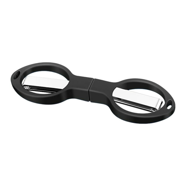Tijeras de línea de pesca de acero inoxidable Zulema Tijeras de viaje multipropósito Negro