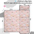 thumbnail image 5 of Unicorn and Castle Pink Pattern Teens Toddler Nap Mat with Pillow, Sleeping Mat Bag for Preschool Daycare 59"x22", 5 of 6