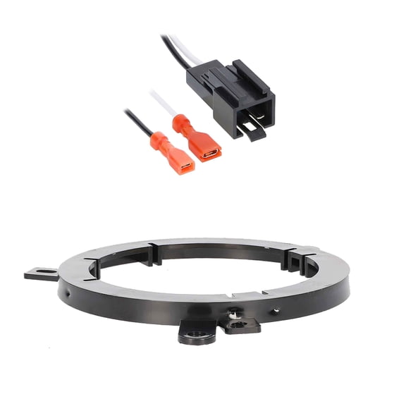 Metra 82-Ch1 Aftermarket Speaker Adapter And Speaker Wire Harness Combo Kit For Chrysler 1995-2006 (Front) (Black)