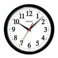 thumbnail image 3 of Westclox Ventura Wall Clock Analog 10 inch Black Case White Dial 461861, 4-Pack, 3 of 8